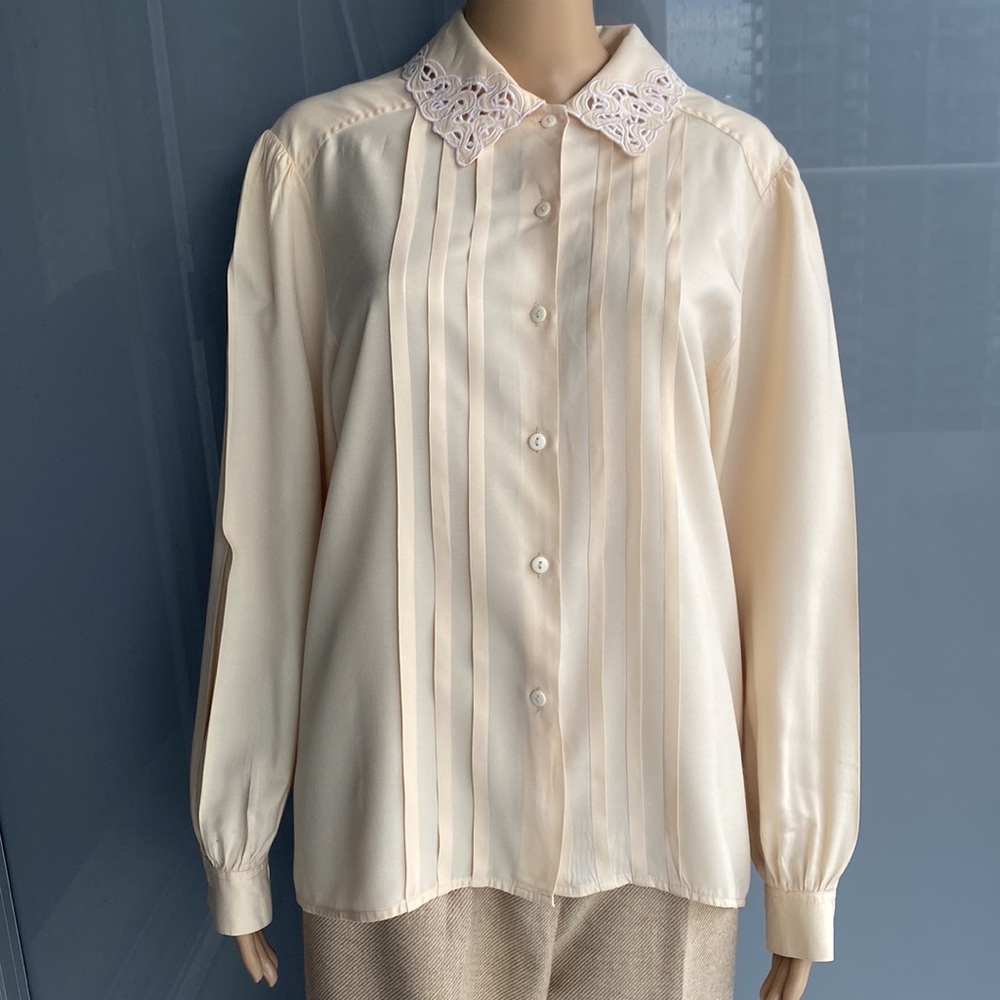 Vintage Cream  Shirt - Picture 7 of 14